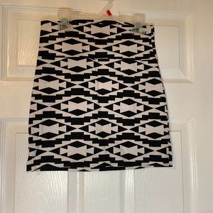 Printed mini skirt